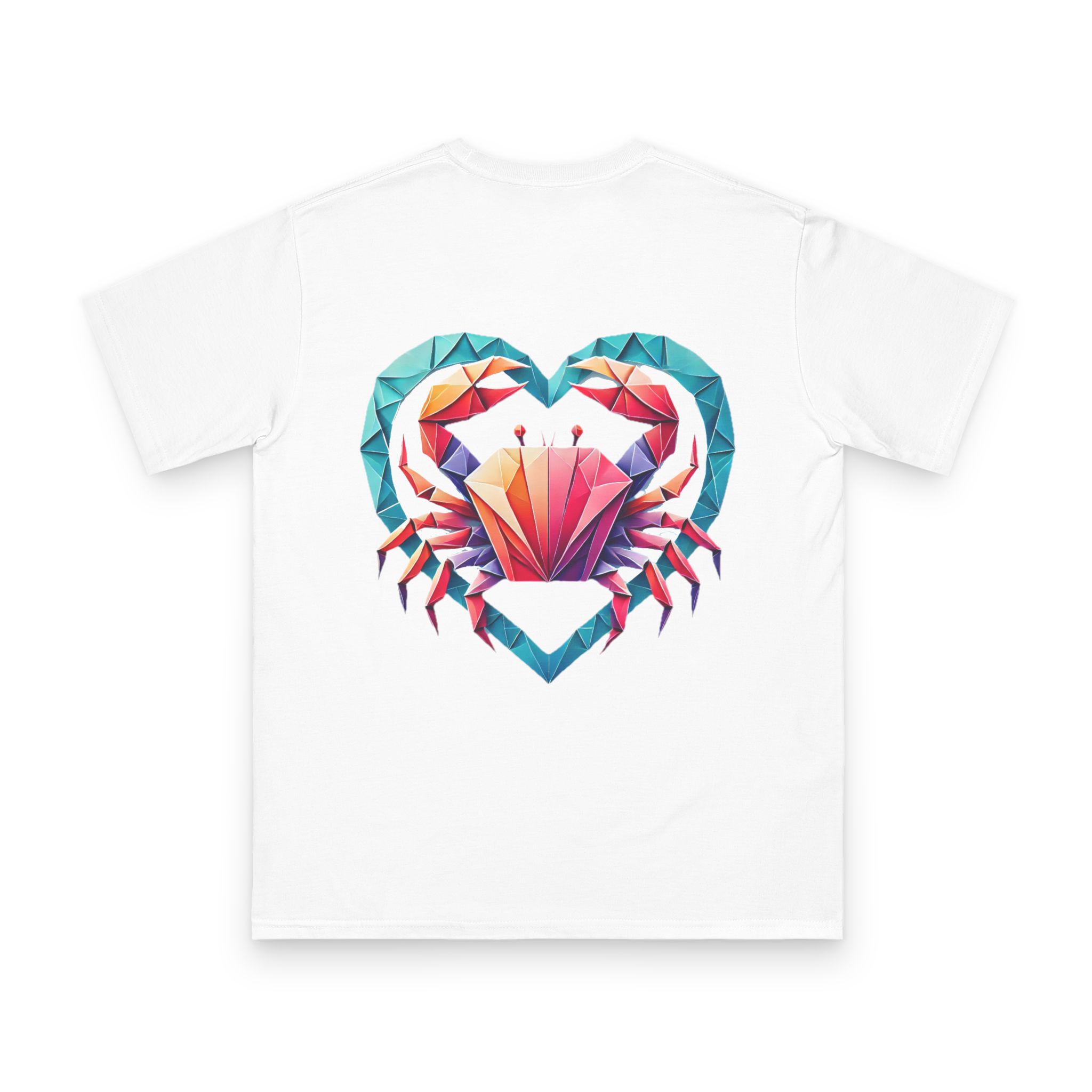 Origami Crab Heart T-Shirt 6 OceanerosOcean Devotion Apparel Origami Crab Heart T-Shirt