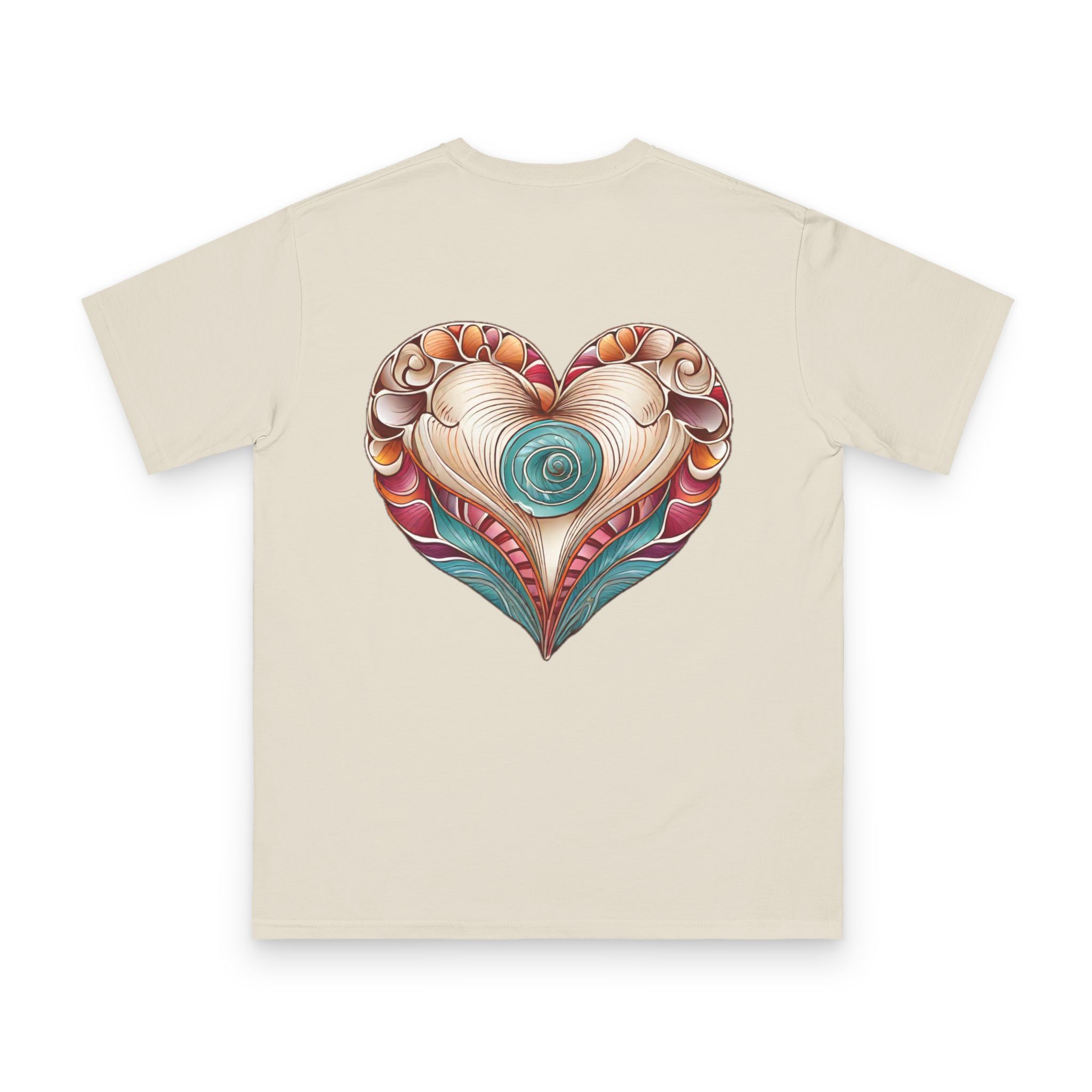 Oceaneros Heart-Shell Embrace T-Shirt 3 OceanerosOcean Devotion Apparel Oceaneros Heart-Shell Embrace T-Shirt