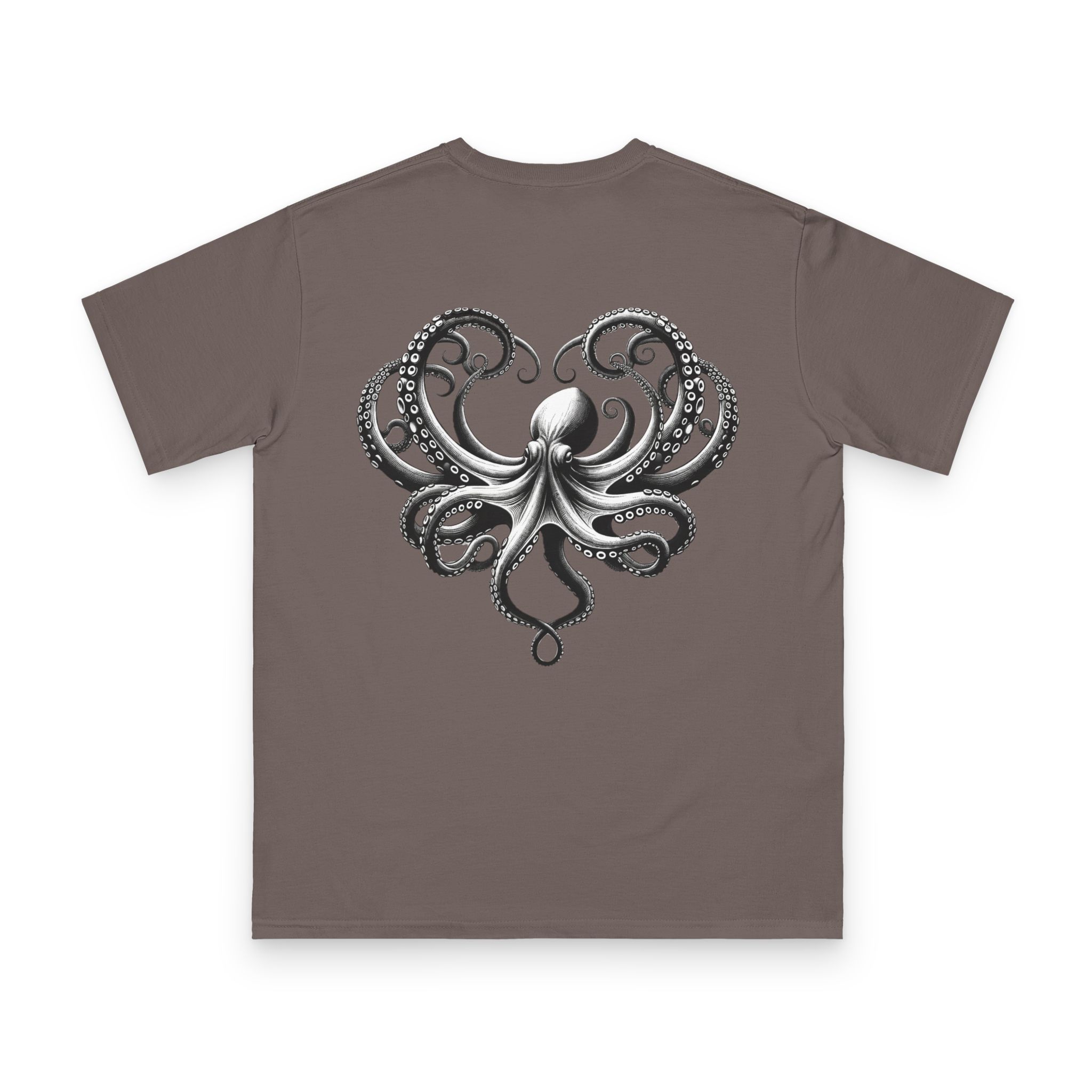 Black Octopus T-Shirt 20 OceanerosOcean Devotion Apparel Black Octopus T-Shirt