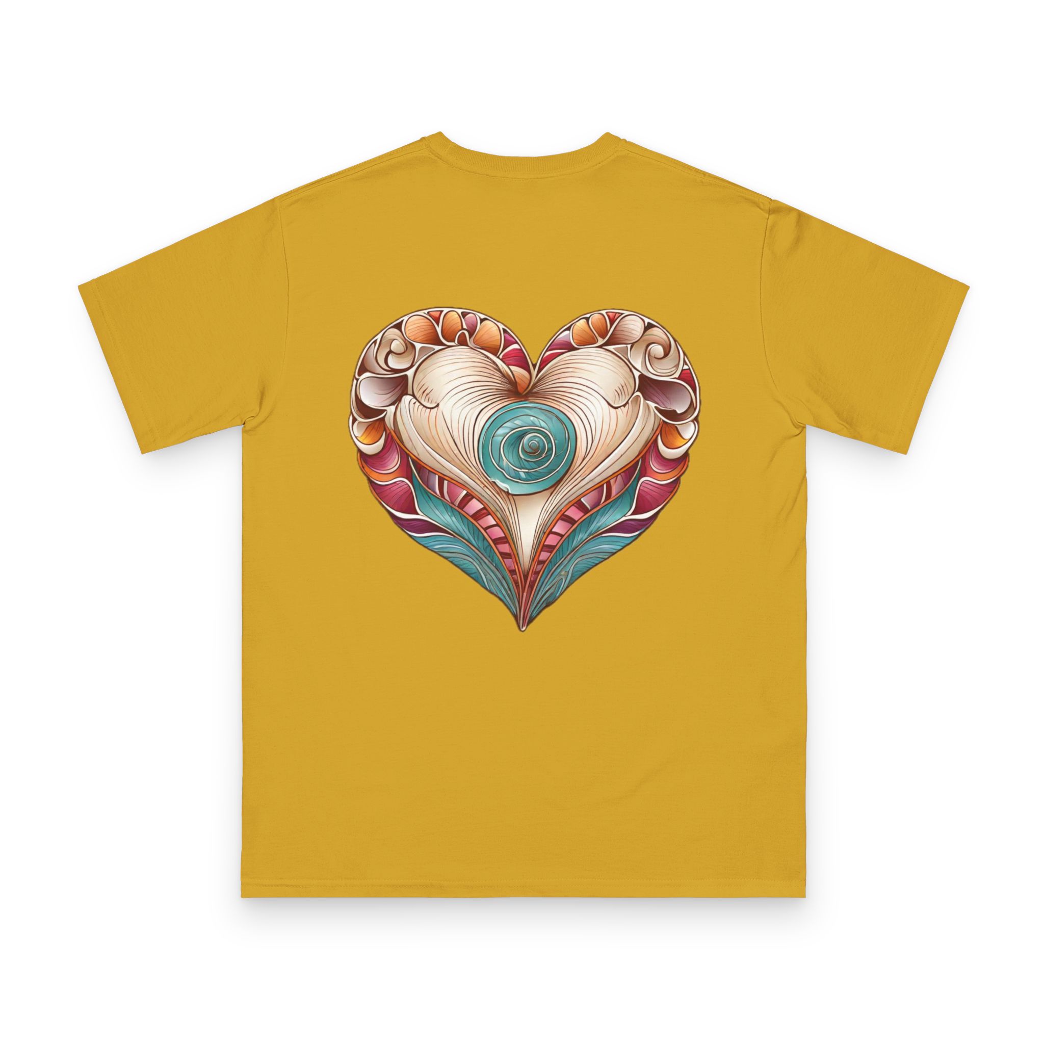 Oceaneros Heart-Shell Embrace T-Shirt 10 OceanerosOcean Devotion Apparel Oceaneros Heart-Shell Embrace T-Shirt