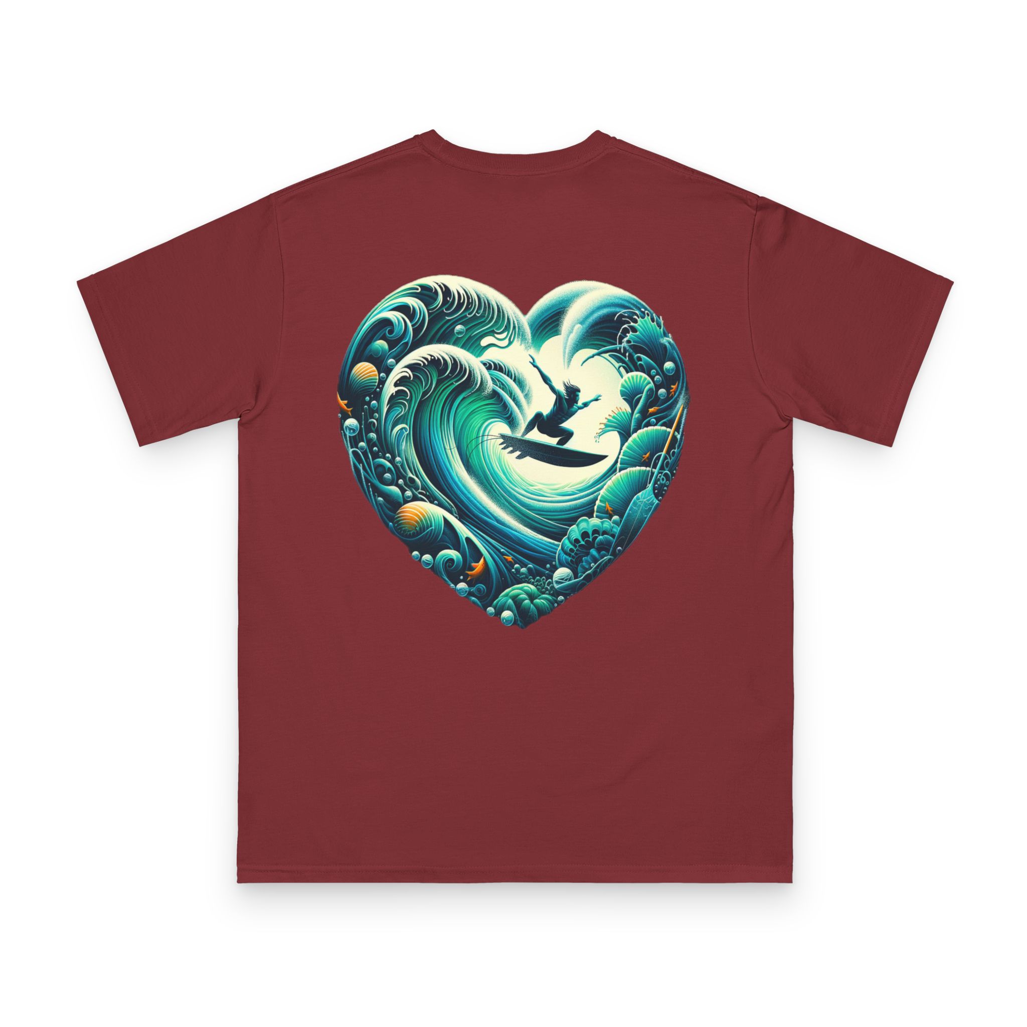 Surfer Dropping In T-Shirt 12 OceanerosOcean Devotion Apparel Surfer Dropping In T-Shirt