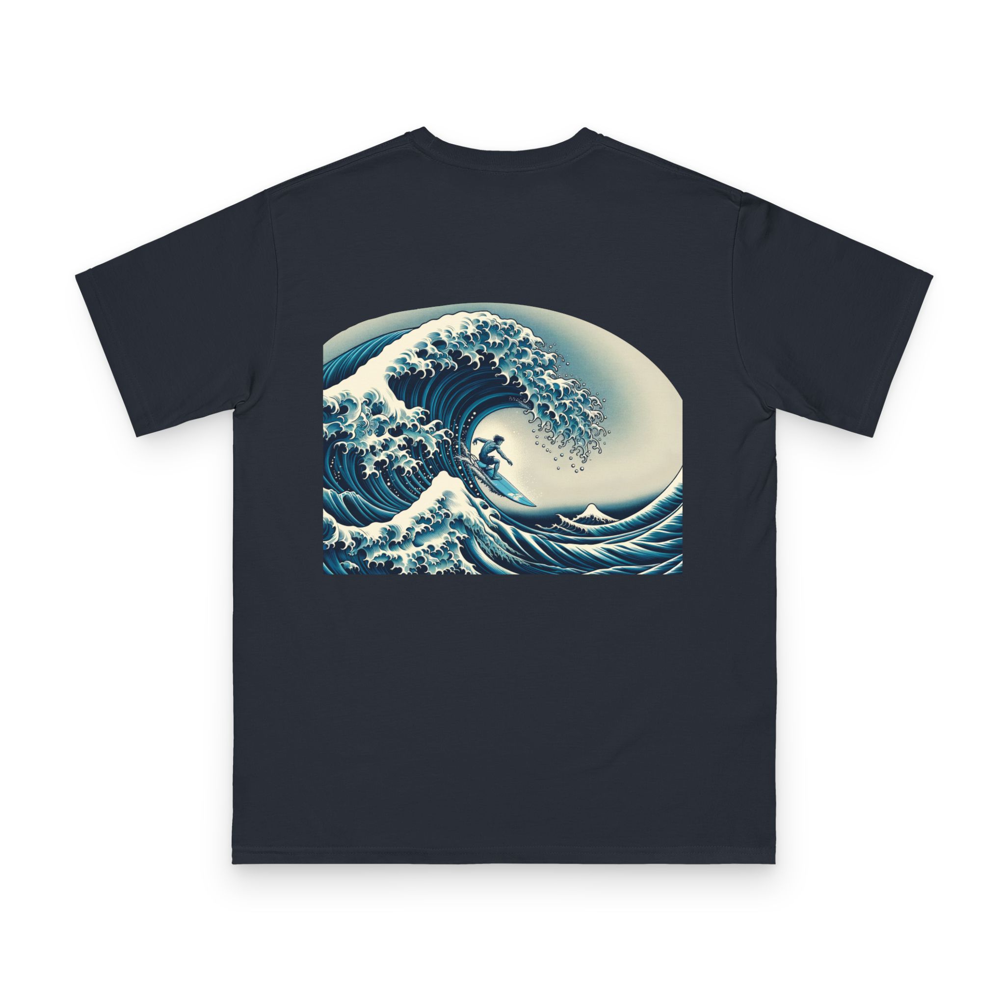 Hokusai Surfer and Fuji T-Shirt 6 OceanerosOcean Devotion Apparel Hokusai Surfer and Fuji T-Shirt