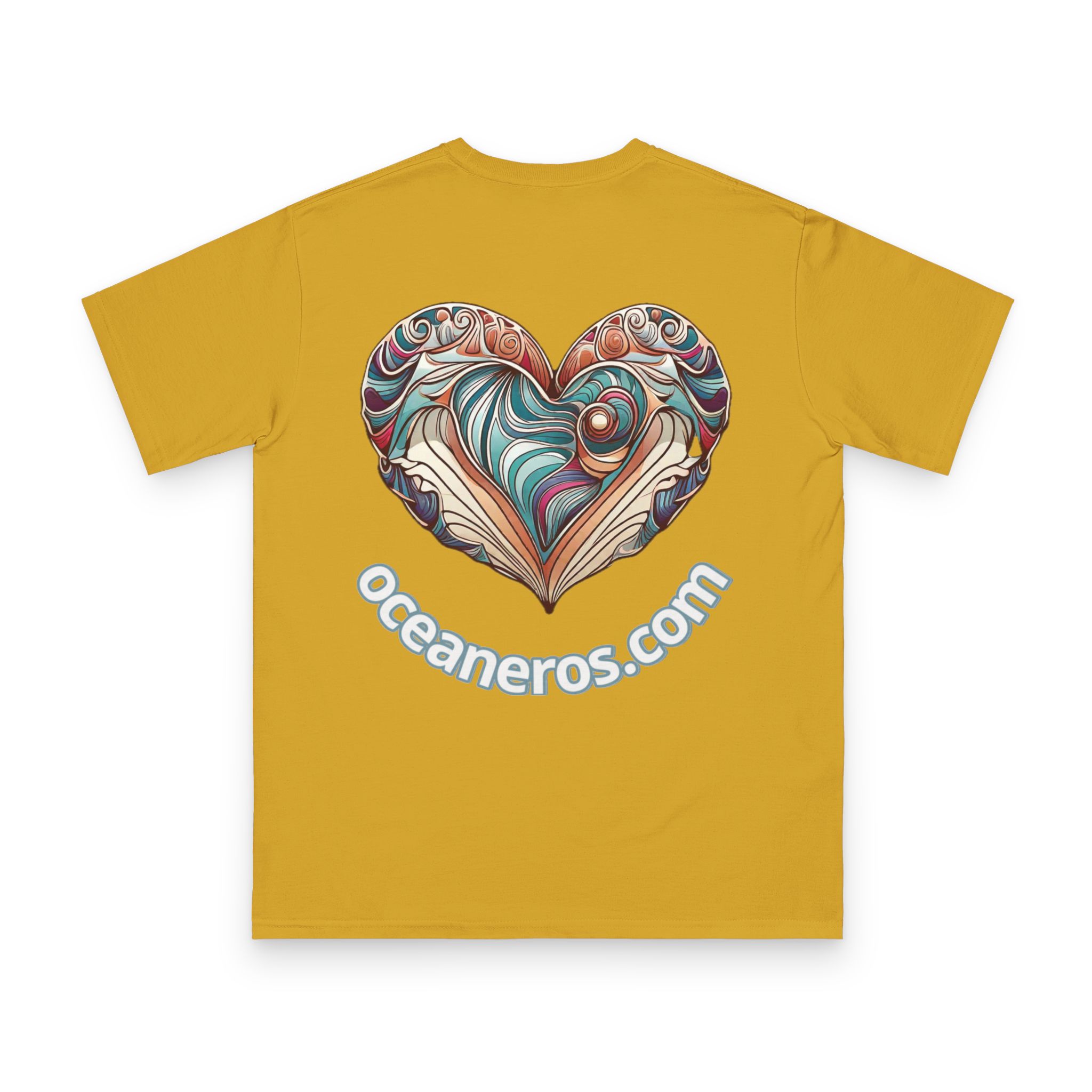 Shell Lineart with Oceaneros - Organic Unisex Classic T-Shirt 14 OceanerosOcean Devotion Apparel Shell Lineart with Oceaneros - Organic Unisex Classic T-Shirt