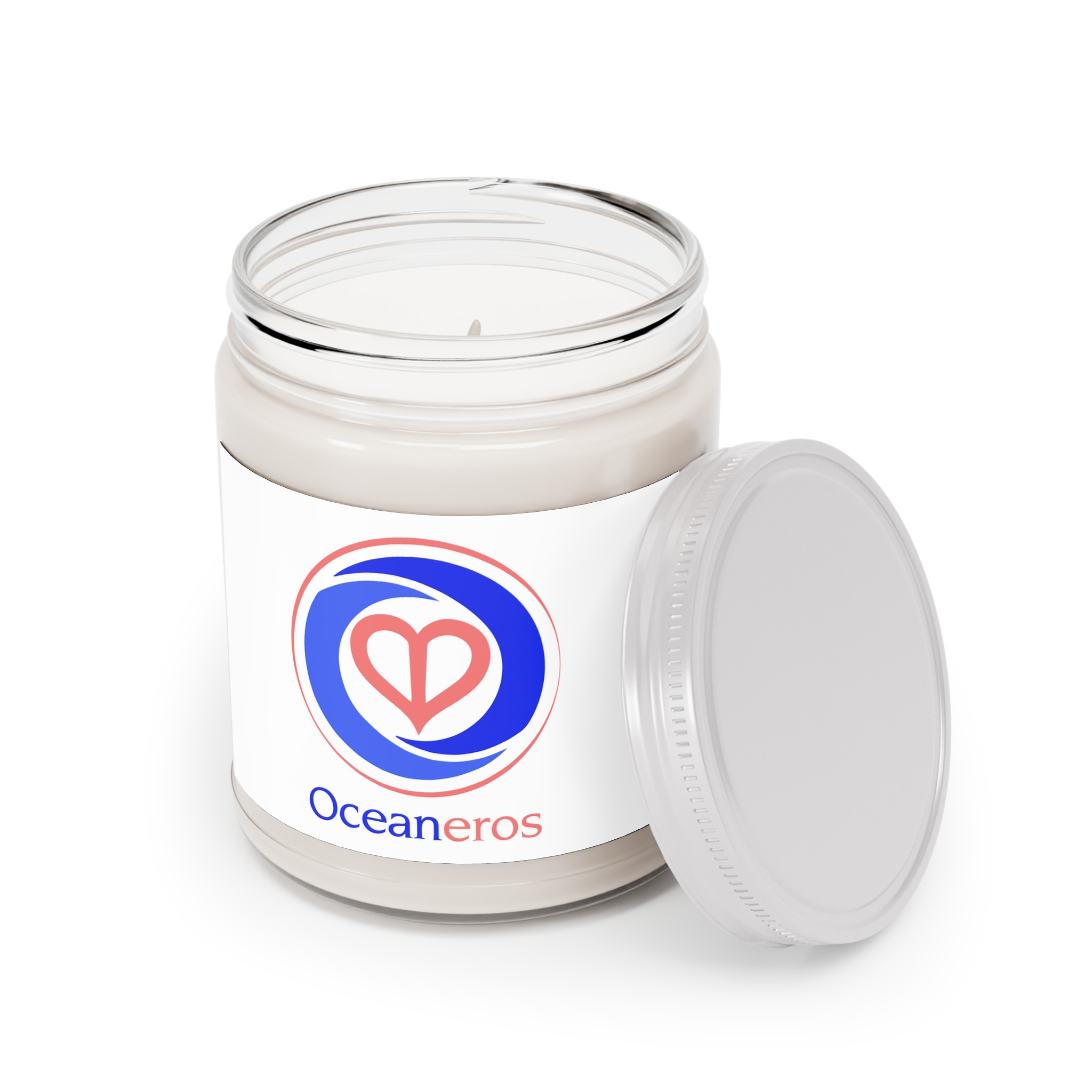 Sea Breeze Soy Candle, 9oz 2 OceanerosOcean Devotion Apparel Sea Breeze Soy Candle, 9oz - a nine-ounce soy candle in a glass jar